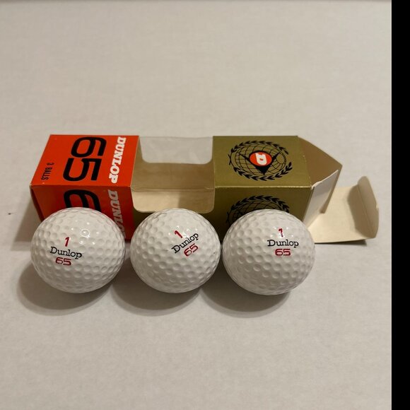 Dunlop 65 Vintage Golf Balls in Original Packaging-Box of 12 (Unused) - Picture 4 of 13